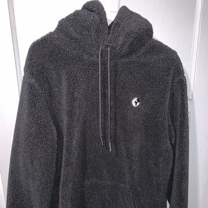 Brand: H&M Fuzzy Sweater, Size: Medium , Color: black